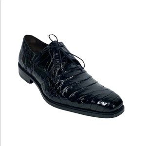 Mezlan Mens Genuine Black Crocodile Oxford 9 Medium